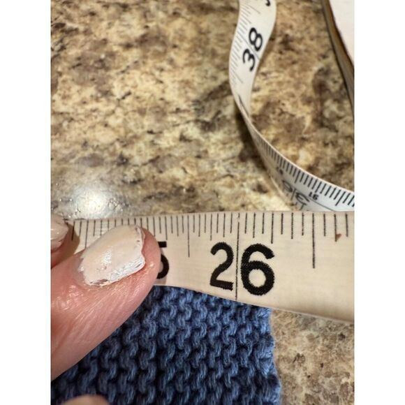 Tommy Bahama Blue V Neck Long Sleeve Sweater - Picture 5 of 10